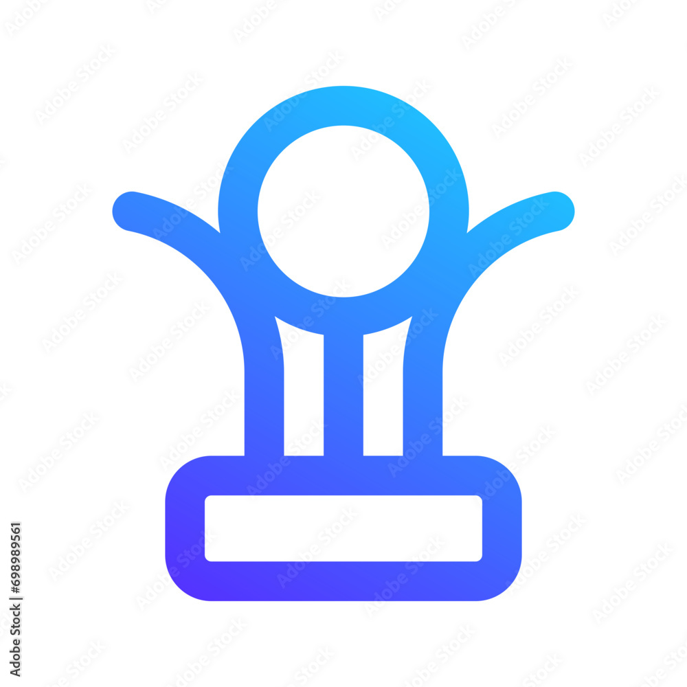 trophy gradient icon trophy gradient icon