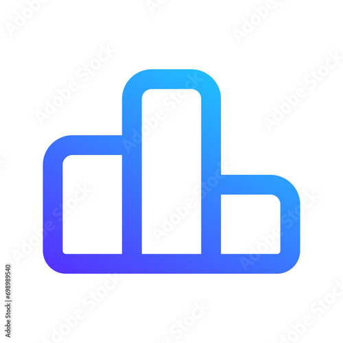 podium gradient icon