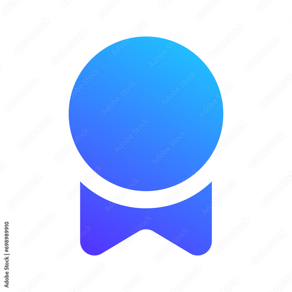 medal gradient fill icon medal gradient fill icon
