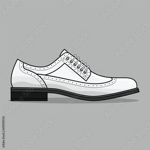 The Illustration of Dancing Shoes Pattern
