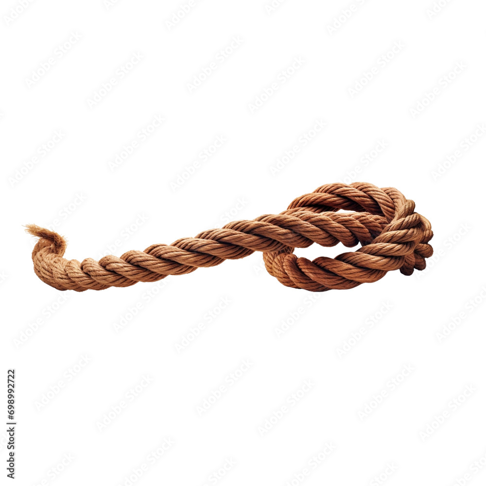 the rope on white background, Generative AI the rope on white background, Generative AI