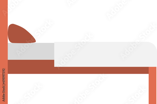 bed vector illustration