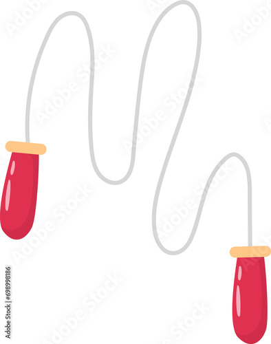jumping rope vector illustration