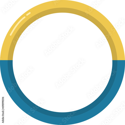 hula hoop vector illustration