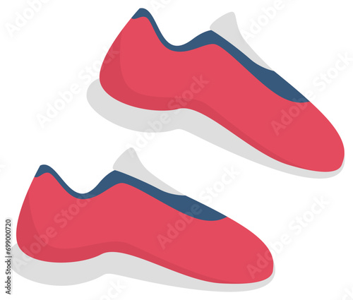 sport shoes vector illustration