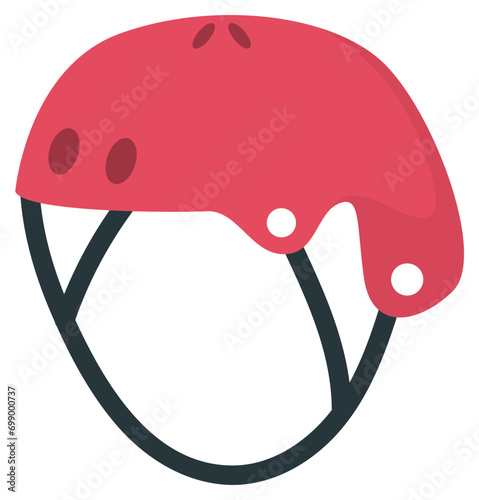 bicycle helmet vector illustration