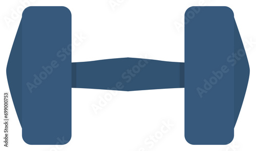 dumbbell vector illustration