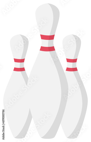 bowling pin vector illustration