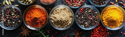 Veriety of spices, banner photo