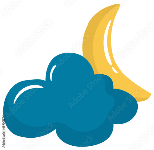 night vector illustration