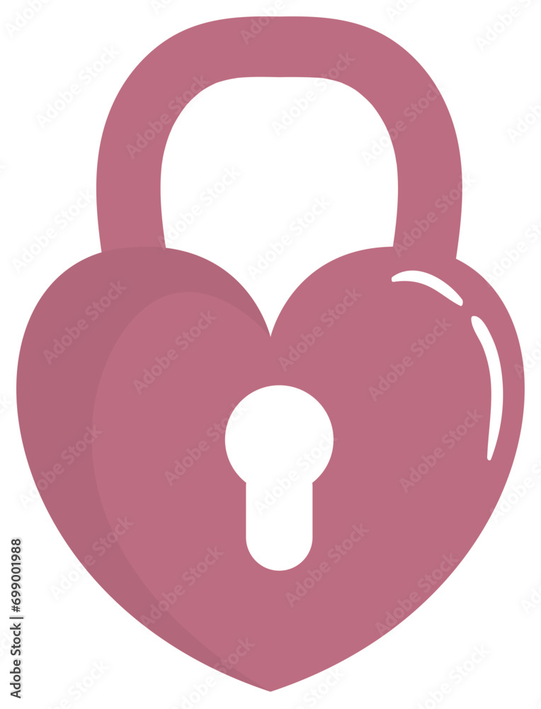 padlock love vector illustration padlock love vector illustration