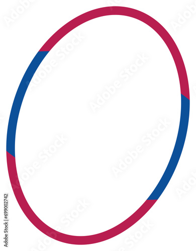 hula hoop vector illustration