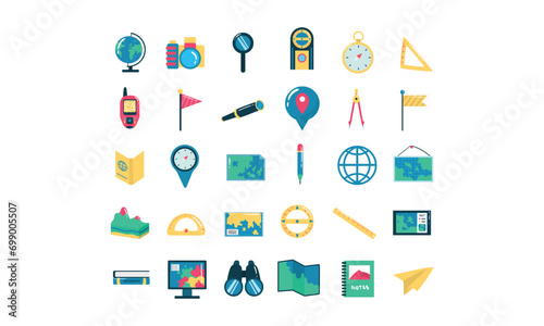 geography vector collection