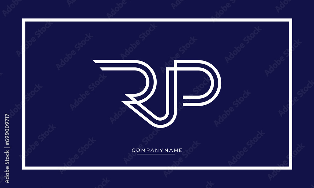 Alphabet letters icon logo RP or PR
Alphabet letters icon logo RP or PR