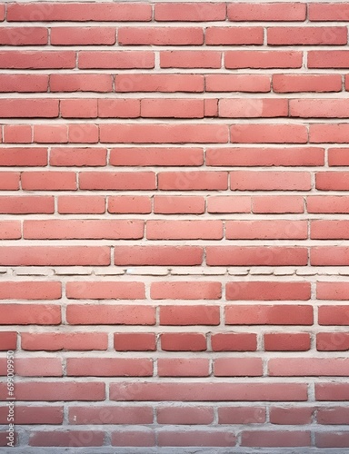 Old brick wall background. AI generated illustration