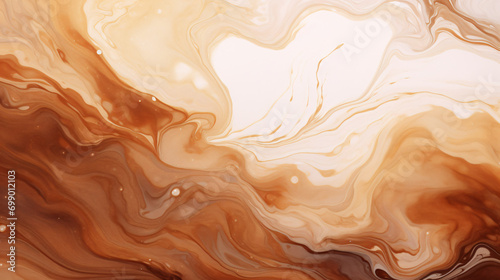 Marbled chocolate watercolor ink background