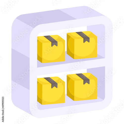 Premium download icon of parcel racks

