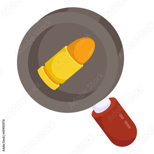 Trendy vector design of search bullet 

