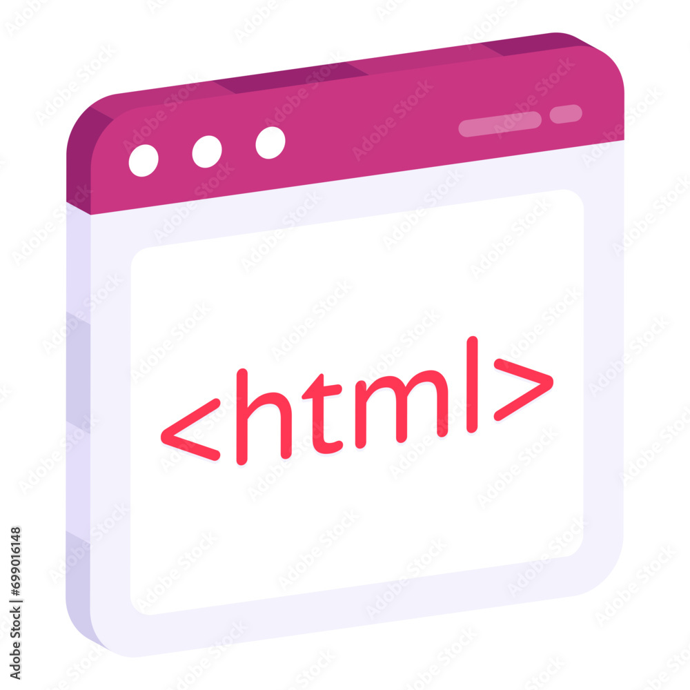 Trendy vector design of html website
Trendy vector design of html website
