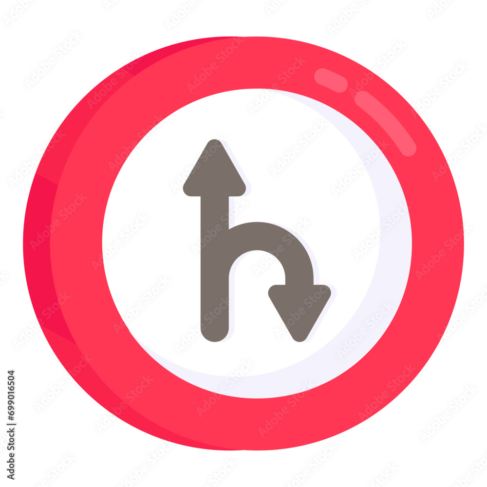 Modern design icon of directional arrows
Modern design icon of directional arrows