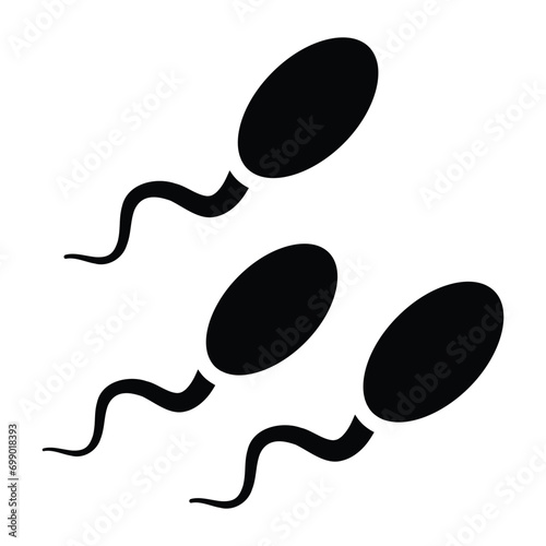  Tiny carriers of genetic information, on a mission for fertilization.