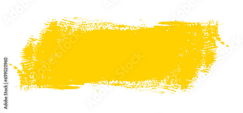 Hand drawn yellow color ink paint brush strokes isolated text design quote or text information. Graphic elements painted for text information, ads, offer, big, splatter stains, paintbrush, overlay.