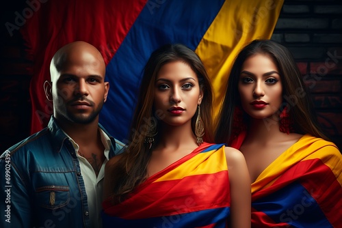 Columbian Flag Celebration: An Ultra-Realistic 3D Cartoon Animation