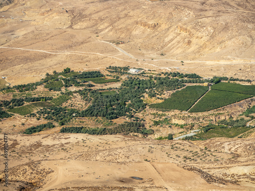 Mount Nebo, place where Moses was granted a view of the Promised Land, Moses Spring, Madaba, Jordan photo