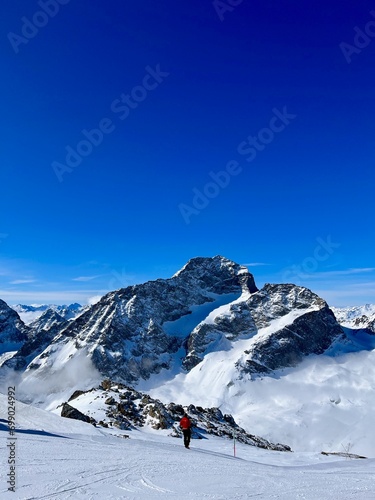 On top of the world, St. Moritz Switzerland