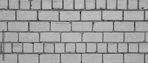 Mauer - Hintergrund - Backstein - Steine - Ziegel - Wall - Background - Brick - Stones - Decay - Wallpaper - Grunge - Damaged - Broken - Concrete - Facade - High quality photo