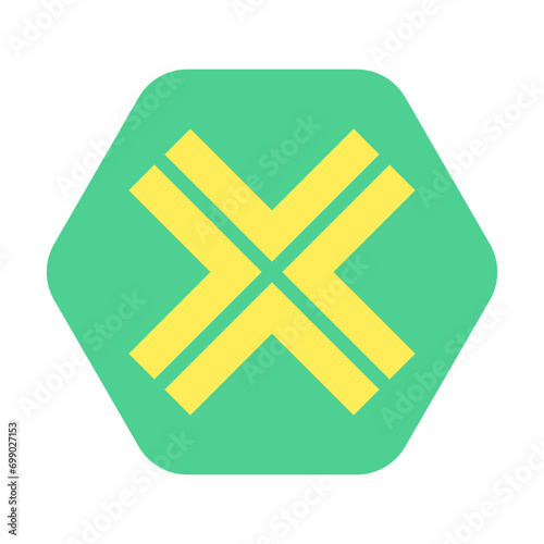 Modern Geometric Sticker