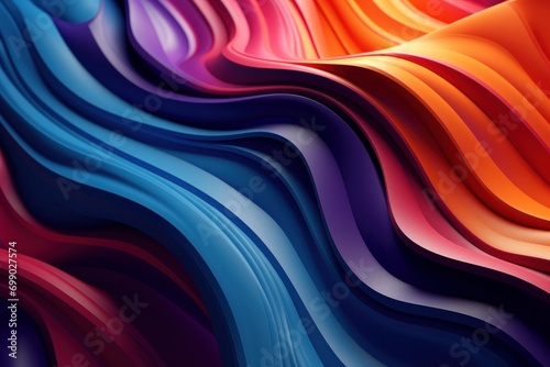 Background with liquid colored swirls and dye blends that flows from top to bottom. Fluid art acrylic texture with colorful waves, mixing paint effect. Abstract backdrop with bright blended colors.