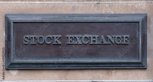 Stock Exchange Sign photo