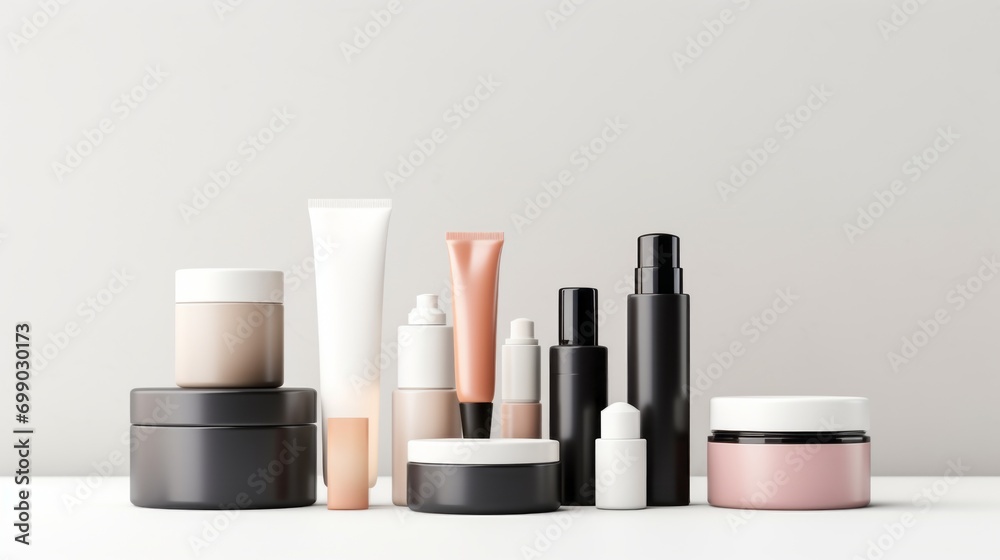 Elegant Collection of Modern Skincare Products Elegant Collection of Modern Skincare Products