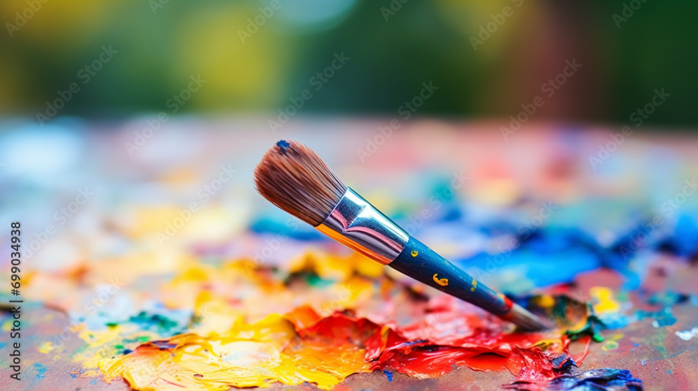 Fototapeta premium Colorful abstract rainbow background
