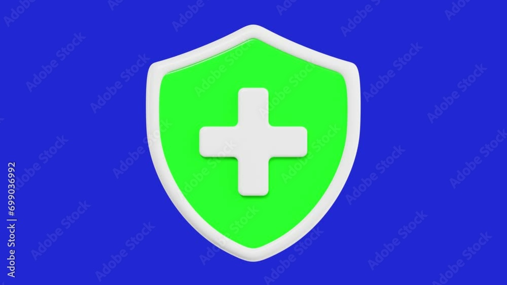 3D Animation of Insurance with Chroma Key Background 3D Animation of Insurance with Chroma Key Background