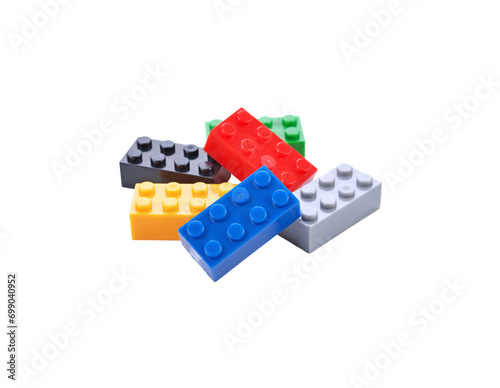 Plastic toy blocks transparent png photo