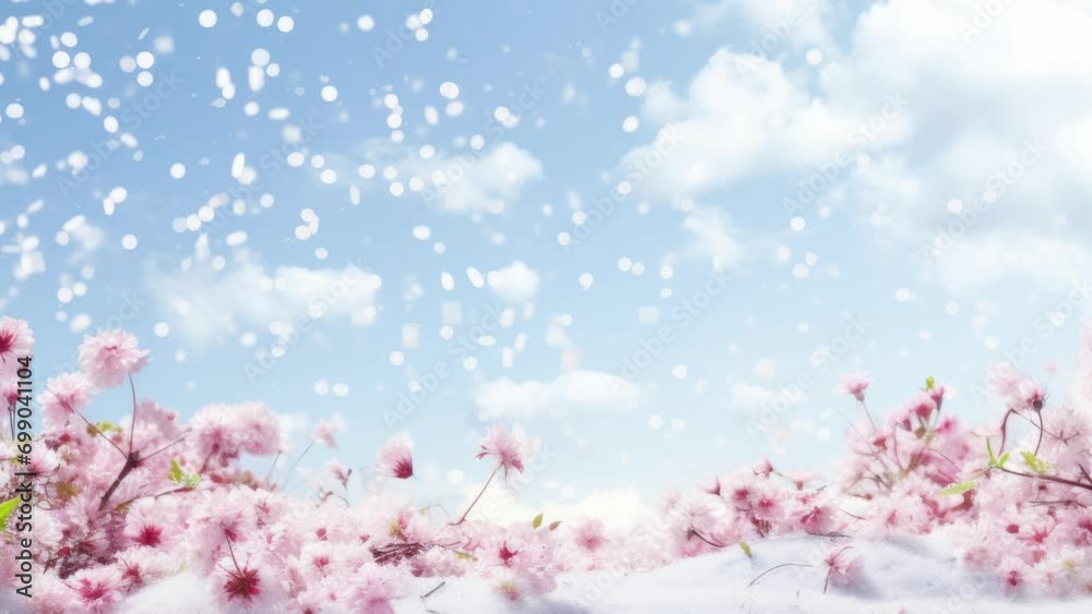 Beautiful snow flower UHd wallpaper. winter spring snow png like style ...