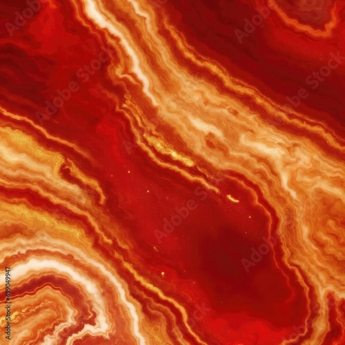 Red and golden Glitter Agate texture background