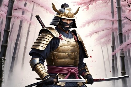 Photo of traditional samurai