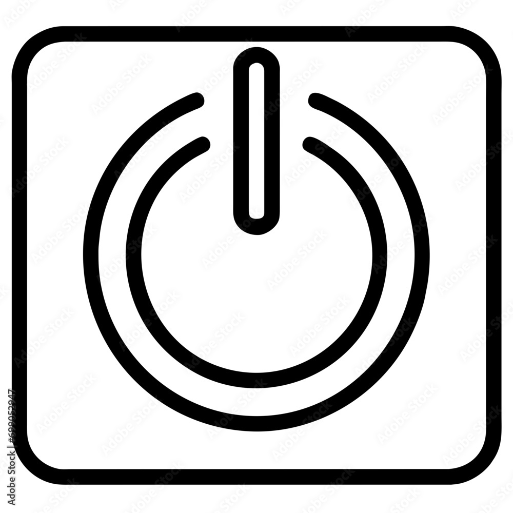 Power on/off switch. vektor icon illustation Power on/off switch. vektor icon illustation