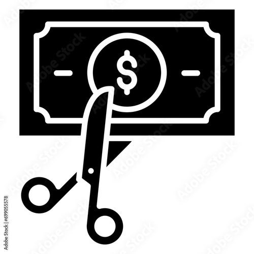 Cost Reduction Icon Element For Design