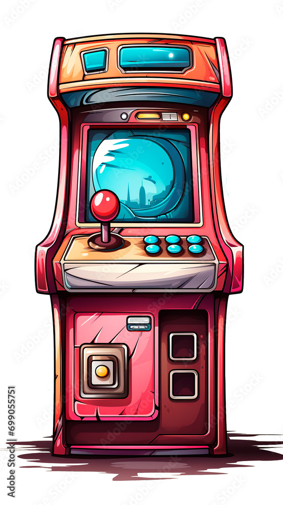 Retro arcade game machine Retro arcade game machine