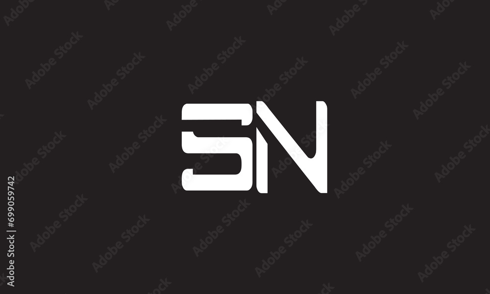 SN, NS , N , S , Abstract Letters Logo Monogram SN, NS , N , S , Abstract Letters Logo Monogram
