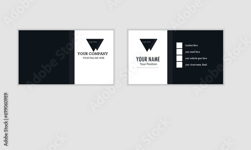  business card presentation professional vector layout logo type personal illustration design creative 