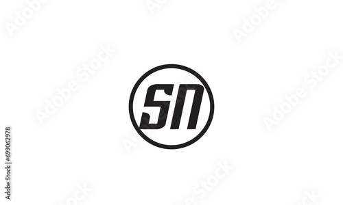 SN, NS , N , S , Abstract Letters Logo Monogram