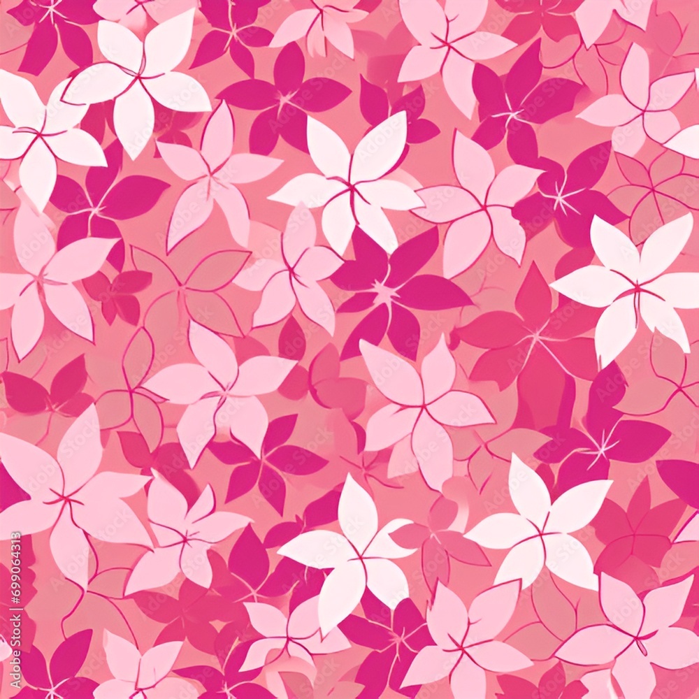 pink seamless floral pattern pink seamless floral pattern