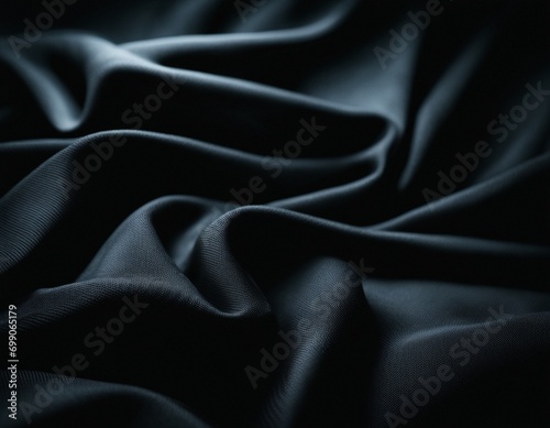 Professional designer background with expensive dark silk and fabric. Background for product presentations