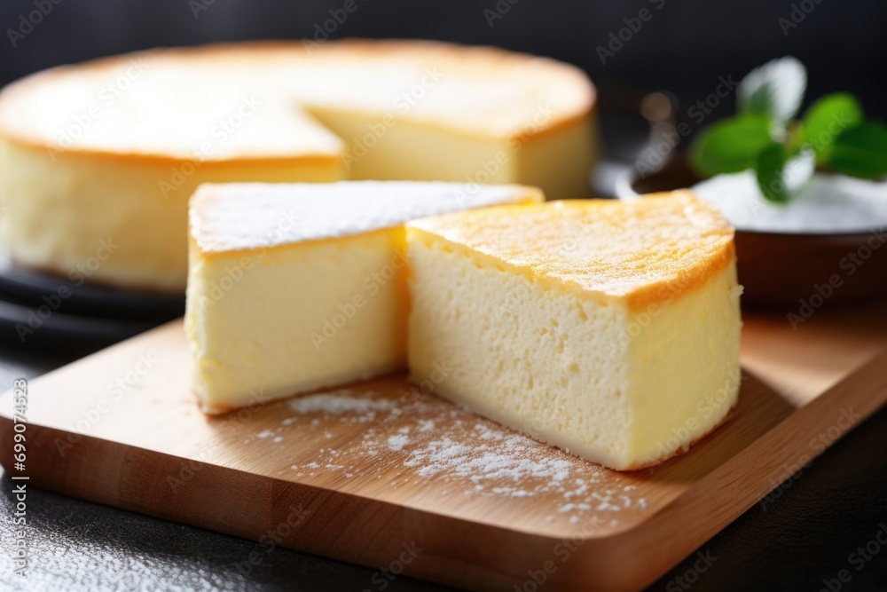 With its perfect rise and flawless texture, the Japanese cheesecake is a pastry lovers dream come true. The tender crumb melts away, leaving behind a luxurious sensation that beckons for