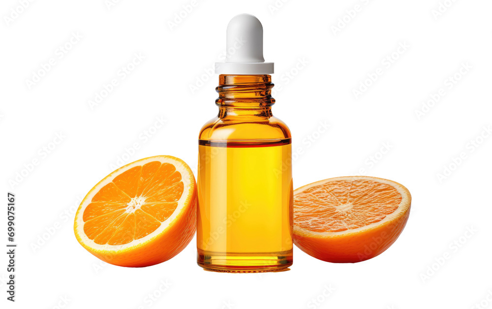 Radiant Skin Elixir Vitamin C Serum Bottle Isolated White on a White or Clear Surface PNG Transparent Background. Radiant Skin Elixir Vitamin C Serum Bottle Isolated White on a White or Clear Surface PNG Transparent Background.